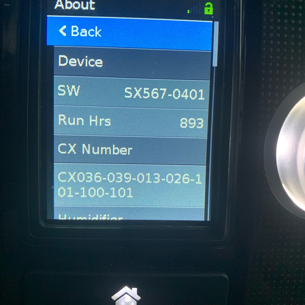 893 hrs. ResMed AirSense 10 AutoSet